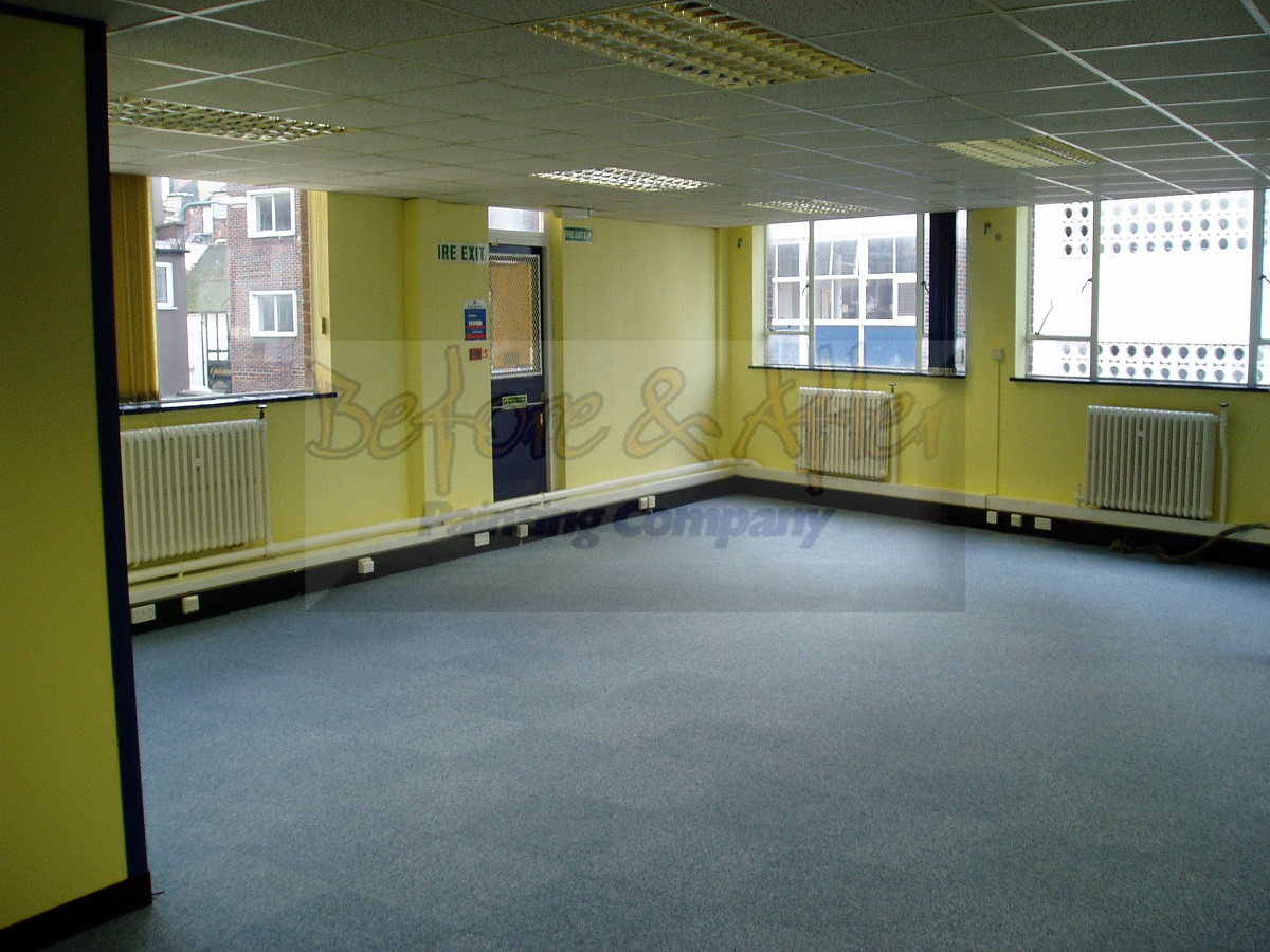 Redecoration to Office at Cornwallis House Maidstone - After