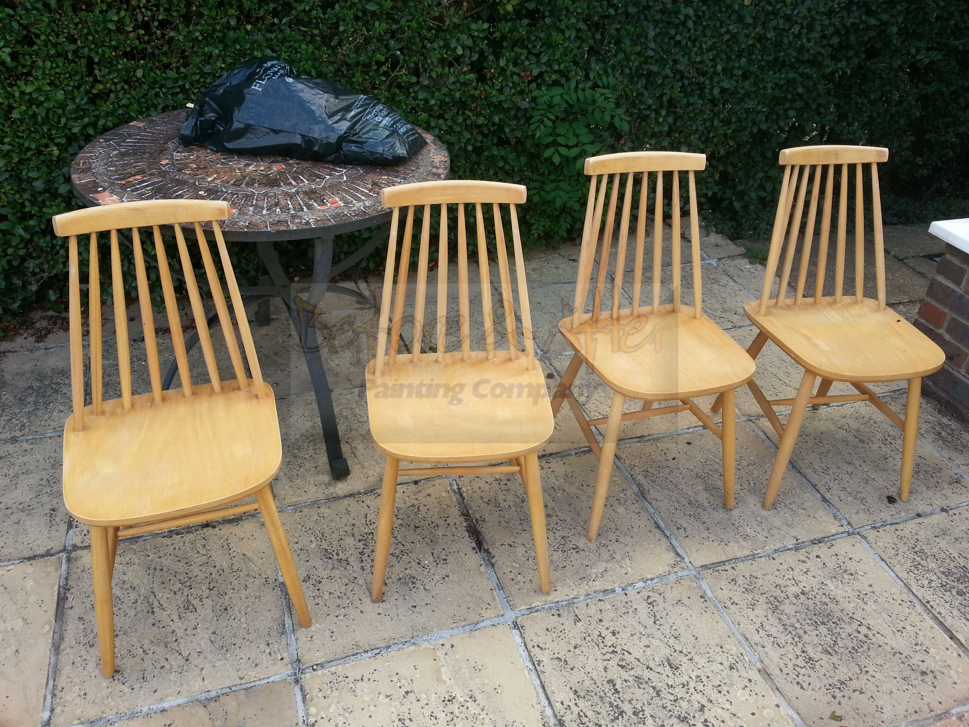 Ercol chairs cleaned down with Krud Kutter Original