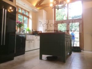 hand painted kitchen in offham kent